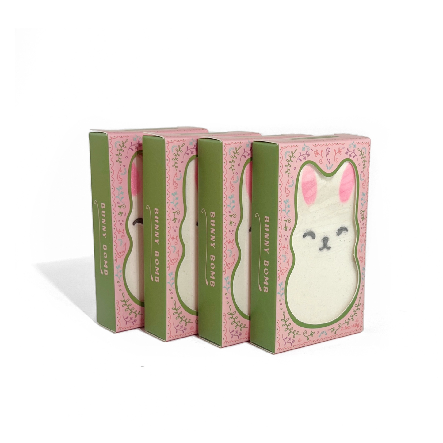 Little Bunny Strawberry Bath Bomb with Shea Butter