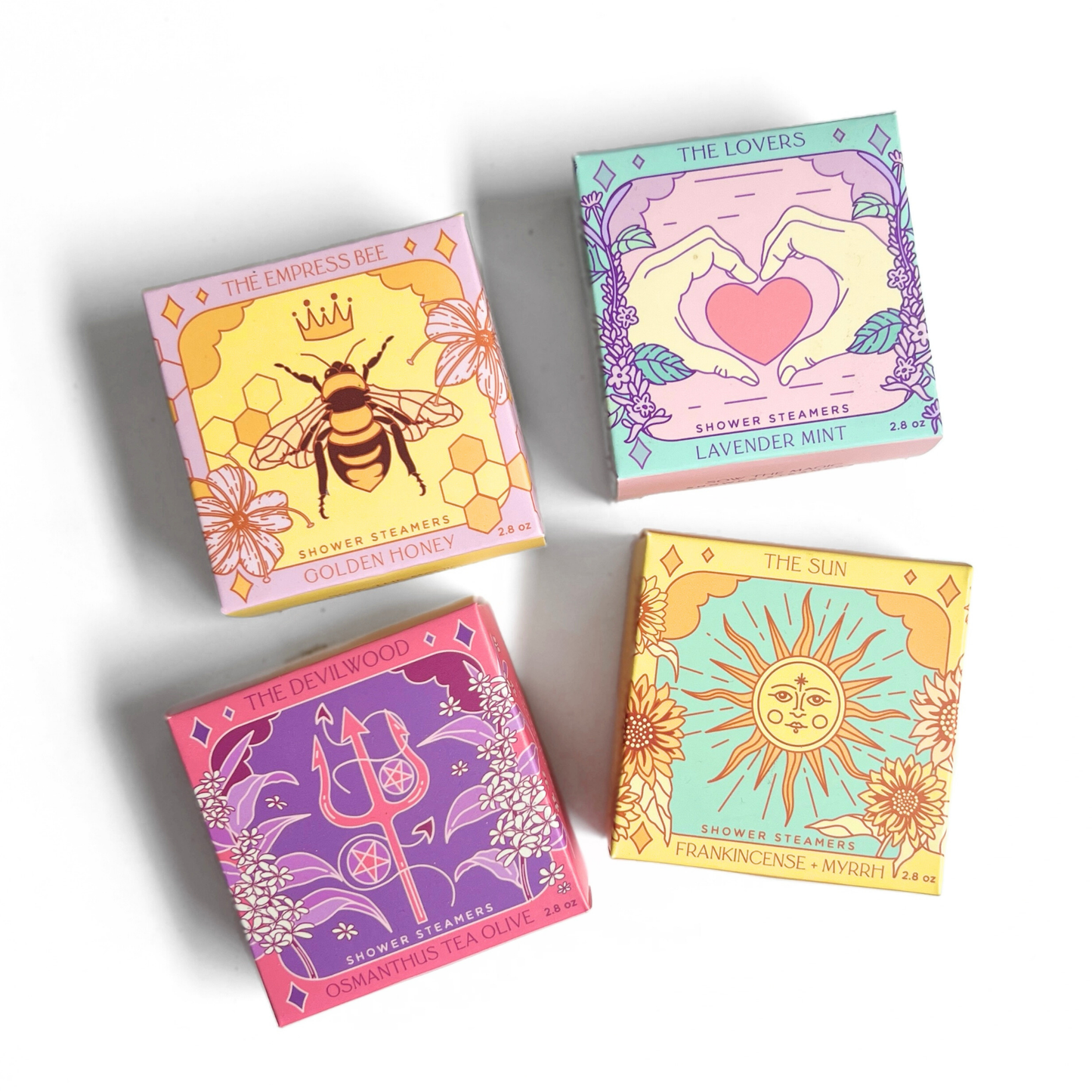 The Devilwood Shower Steamer Set in Sweet Osmanthus