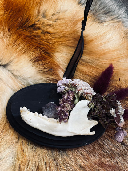 Wall-Mountable Bone and Flora Plaques