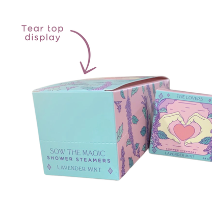 The Lovers Shower Steamer Set in Lavender Mint