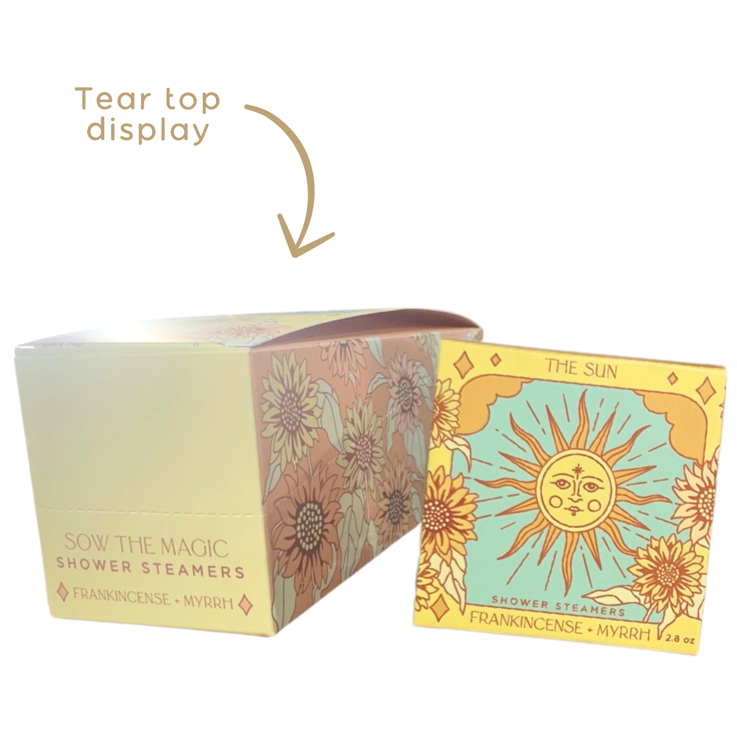 The Sunflower Shower Steamer Set in Frankincense