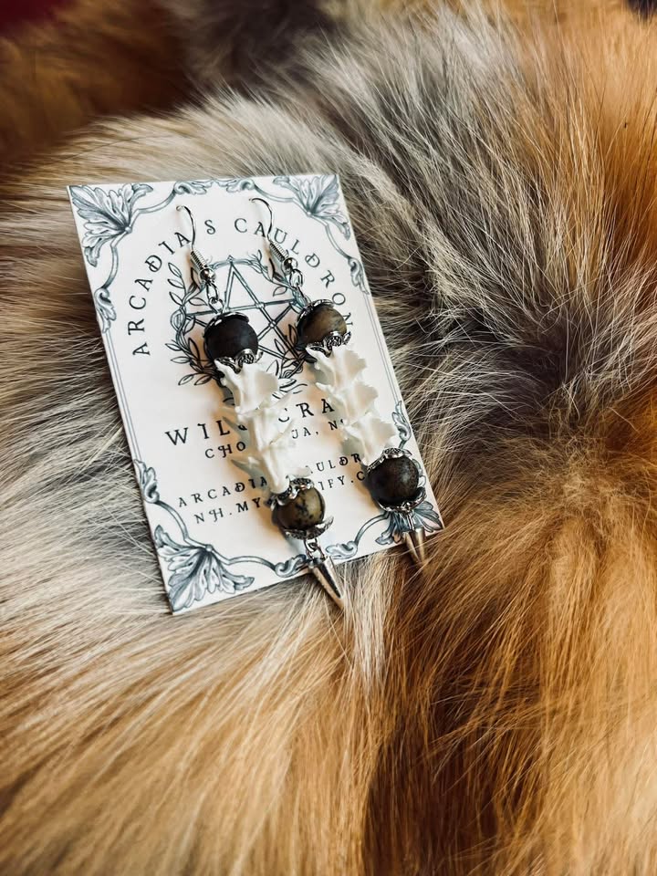 Earrings: The Spine of the Serpent