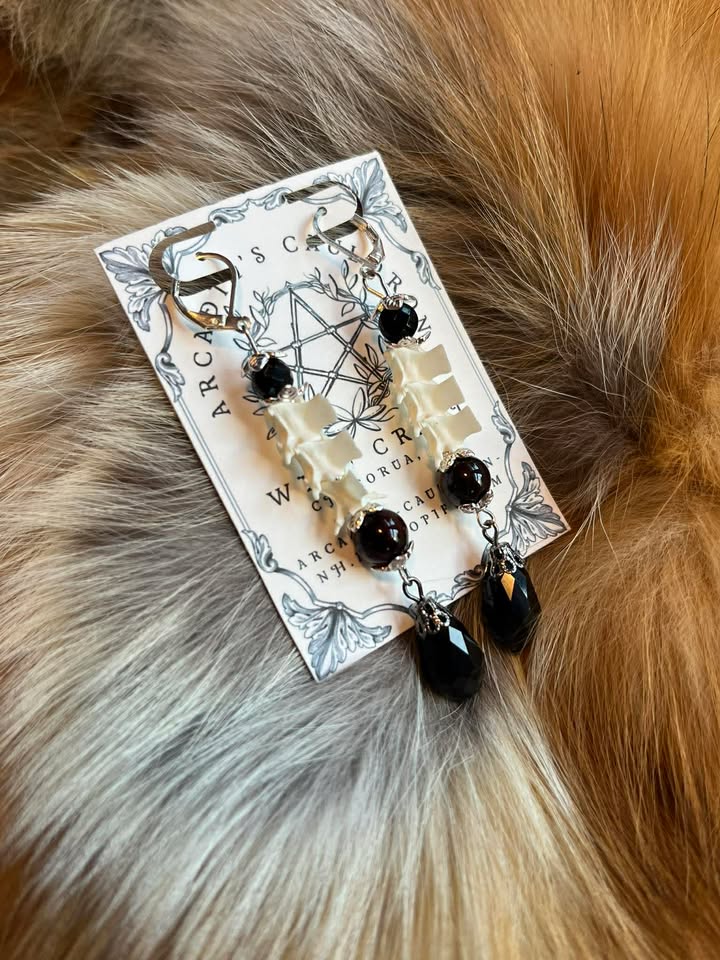 Earrings: The Spine of the Serpent