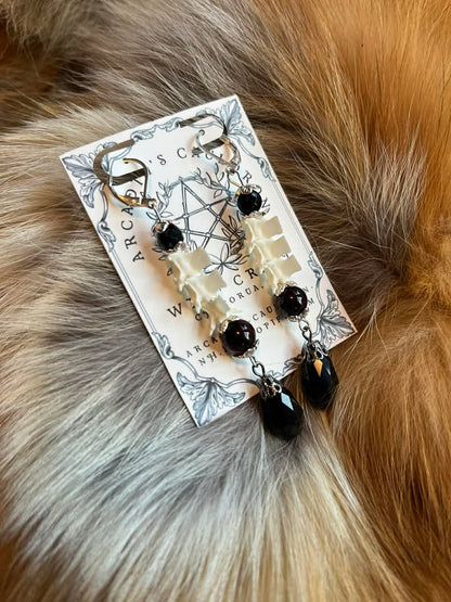 Earrings: The Spine of the Serpent