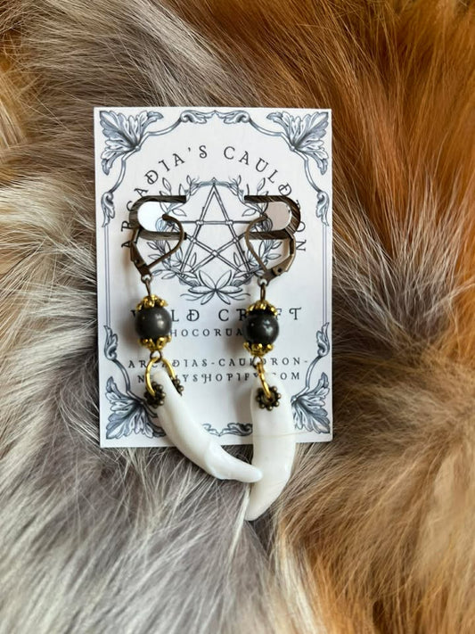 Foxfire Fang Earrings