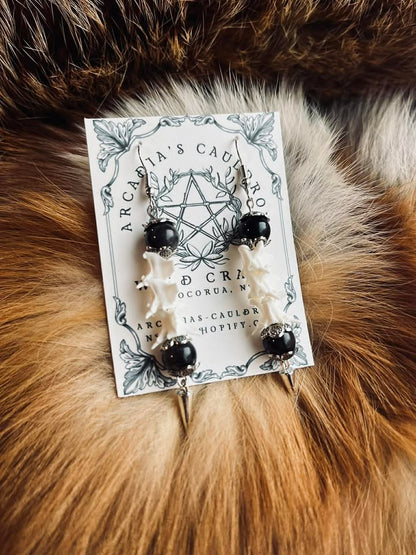 Earrings: The Spine of the Serpent