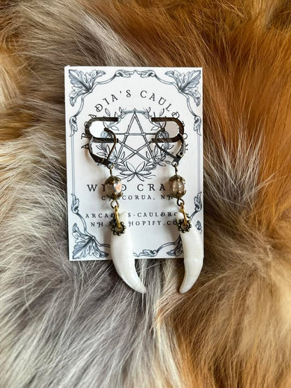 Foxfire Fang Earrings