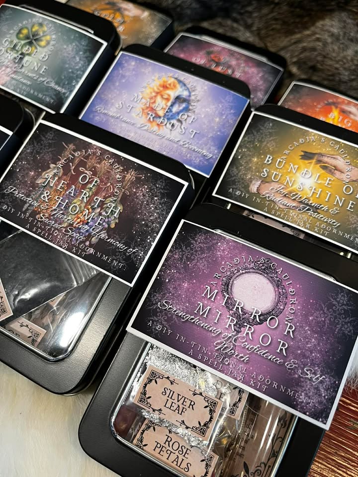DIY In-TIN-tional: A  DIY Spell Jar and Altar Adornment