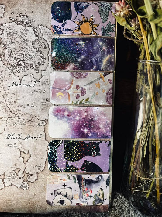 Page Master: A Magnetic Bookmark, Purple Page 1