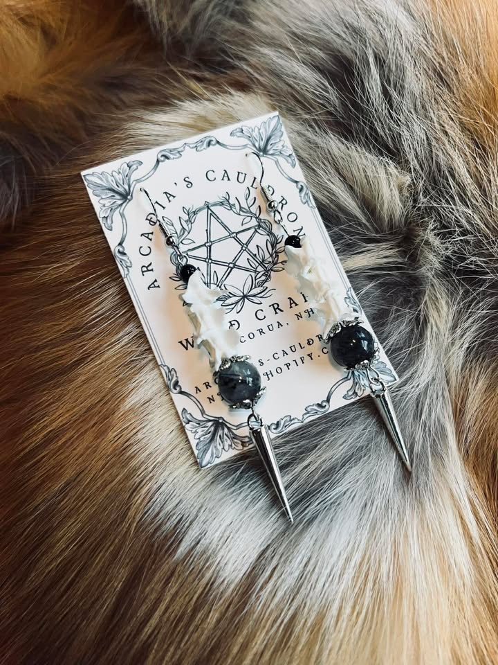 Earrings: The Spine of the Serpent