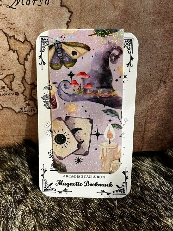 Page Master: A Magnetic Bookmark, Purple Page 1