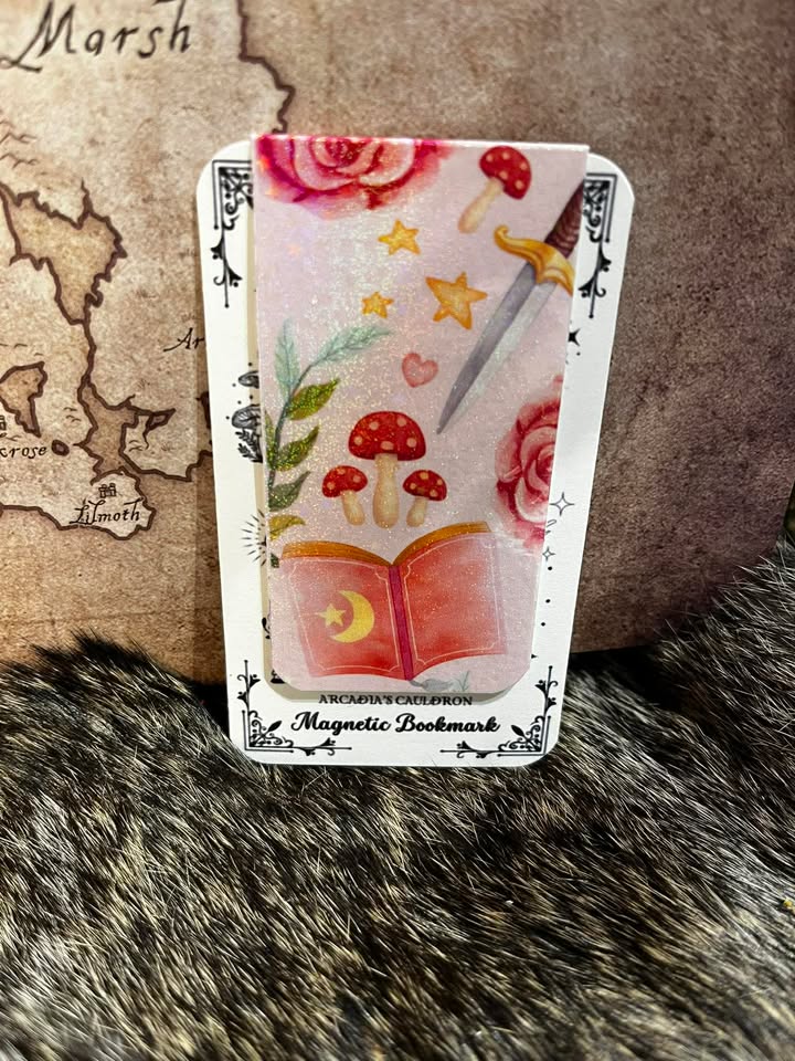 Page Master: A Magnetic Bookmark, Pink