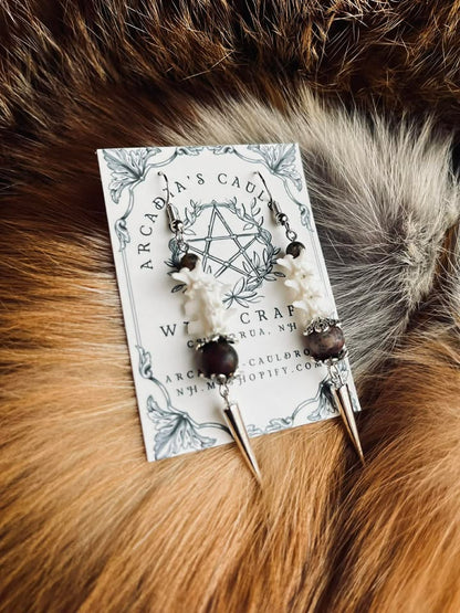 Earrings: The Spine of the Serpent