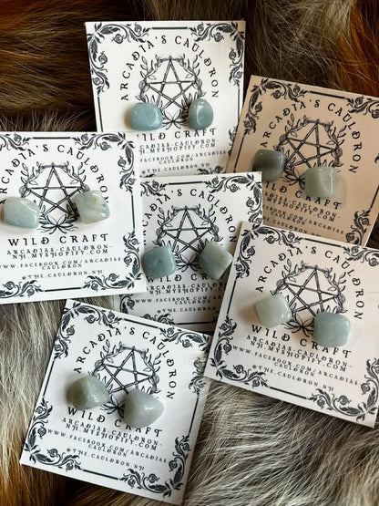 Fragmented Frivolities: Crystal Chip Stud Earrings