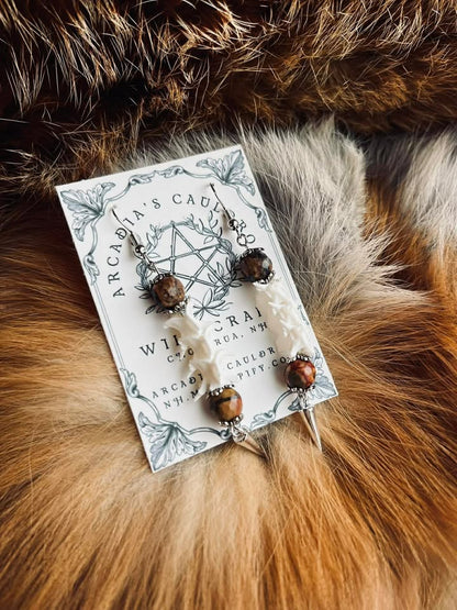 Earrings: The Spine of the Serpent