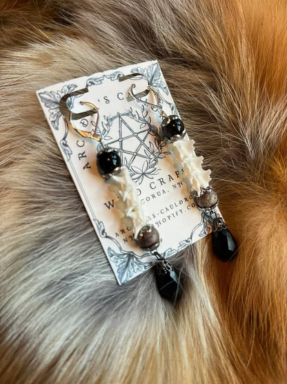 Earrings: The Spine of the Serpent